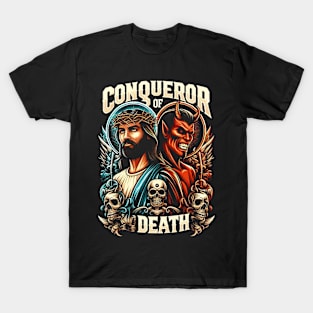 Conqueror of Death, Jesus christian T-Shirt